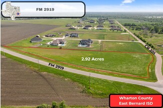 Plus de détails pour 0 FM 2919, East Bernard, TX - Terrain à vendre