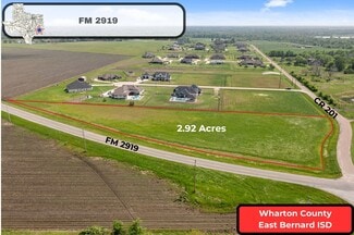 Plus de détails pour 0 FM 2919, East Bernard, TX - Terrain à vendre