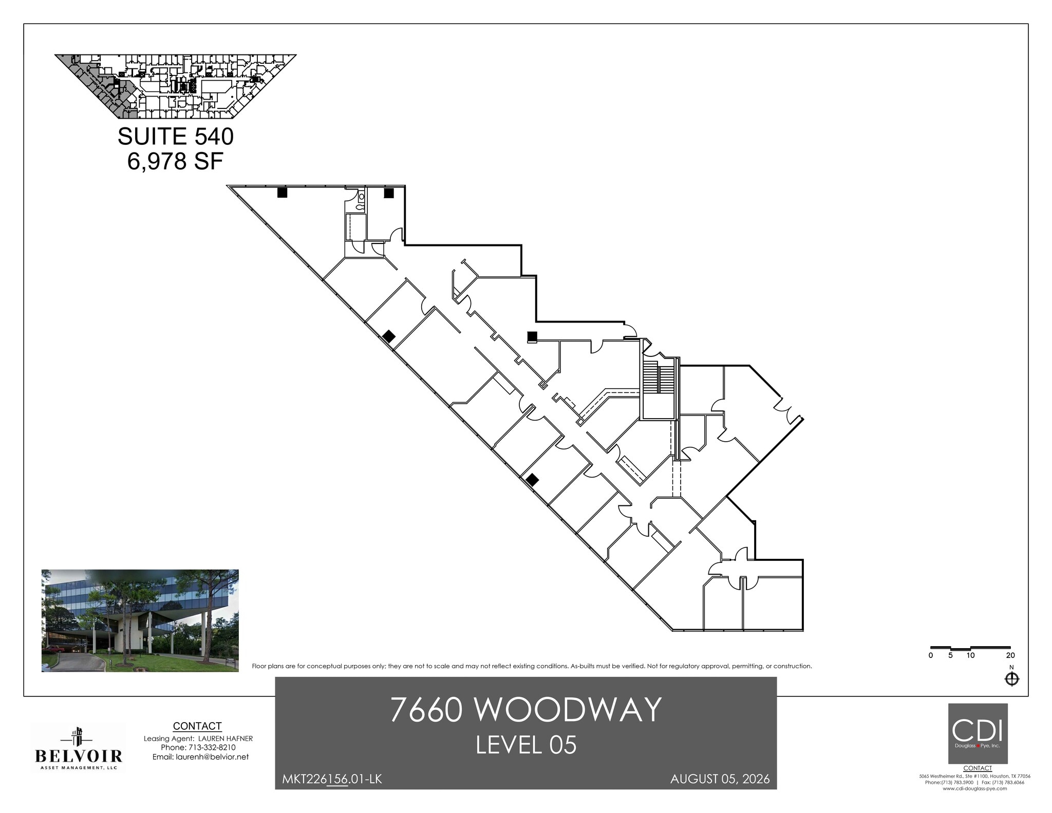 Private Office Space, Houston, TX à louer Plan de site– Image 1 sur 1