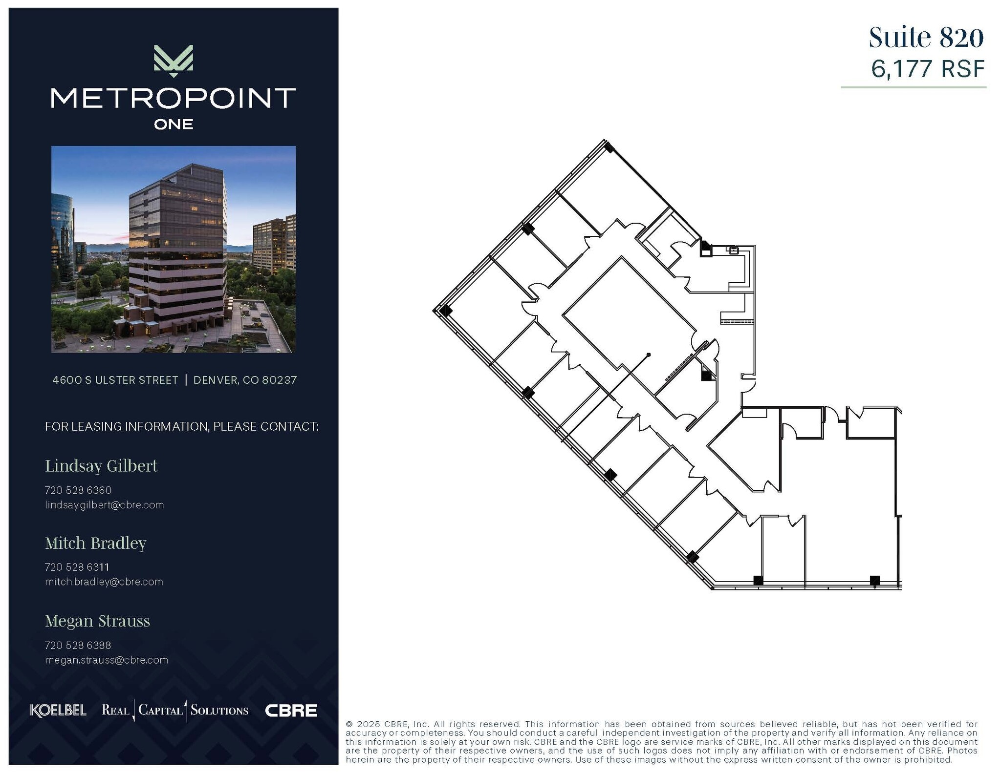 4600 S Ulster St, Denver, CO à louer Plan d’étage– Image 1 sur 1