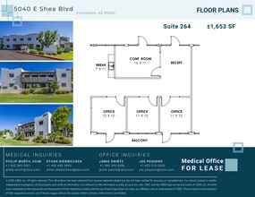 5010 E Shea Blvd, Scottsdale, AZ à louer Plan d’étage– Image 1 sur 2