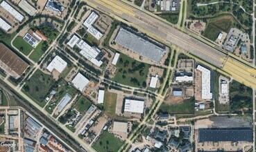 Yorktown Plaza Dr, Houston, TX - Vue aérienne vue de carte