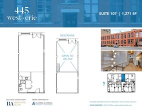 445 W Erie St, Chicago, IL à louer Plan d’étage– Image 1 sur 6