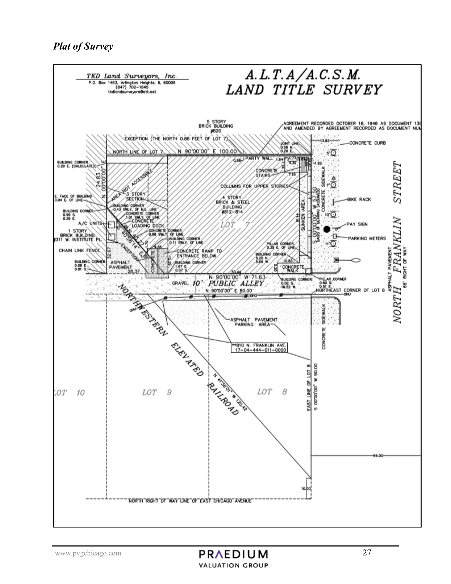 812-814 N Franklin St, Chicago, IL à louer Plan de site– Image 1 sur 12