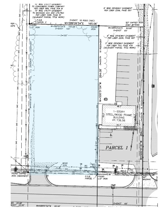 1263 M-89 Hwy, Otsego, MI à louer Plan cadastral– Image 1 sur 3