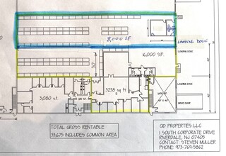 1 S Corporate Dr, Riverdale, NJ à louer Plan d’étage– Image 1 sur 2