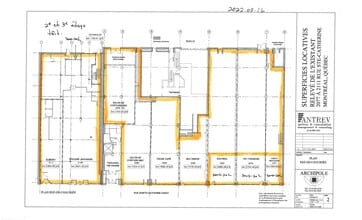 2079 Rue Sainte-Catherine O, Montréal, QC à louer Plan de site– Image 2 sur 2