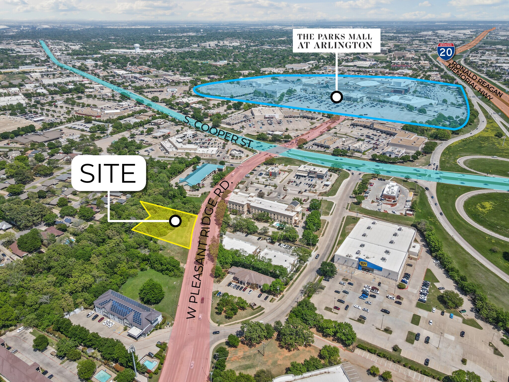 1801 W Pleasant Ridge Rd, Arlington, TX à vendre Aérien– Image 1 sur 5