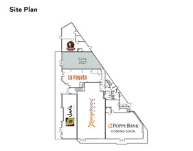 3049 E Coast Hwy, Corona Del Mar, CA à louer Plan de site– Image 2 sur 2