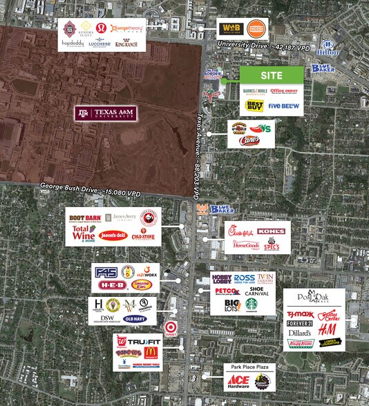 711-805 Texas Ave S, College Station, TX à louer - Photo de l’immeuble – Image 2 sur 7