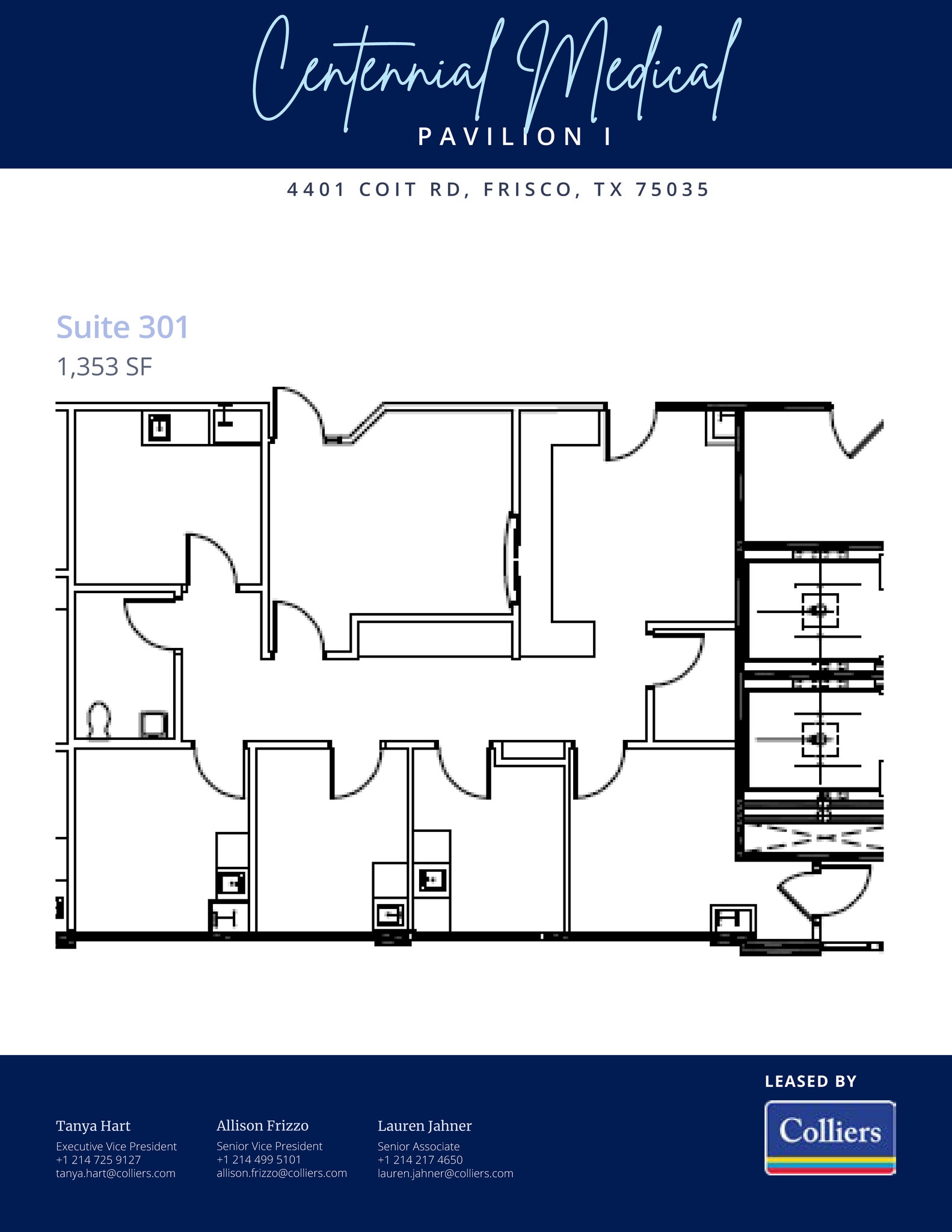 4401 Coit Rd, Frisco, TX à louer Plan d’étage– Image 1 sur 1