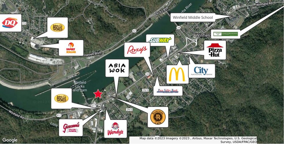13288 Winfield Rd, Winfield, WV à louer - Aérien – Image 2 sur 5