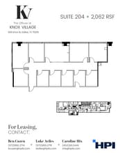 3001-3003 Knox St, Dallas, TX à louer Plan d’étage– Image 1 sur 1