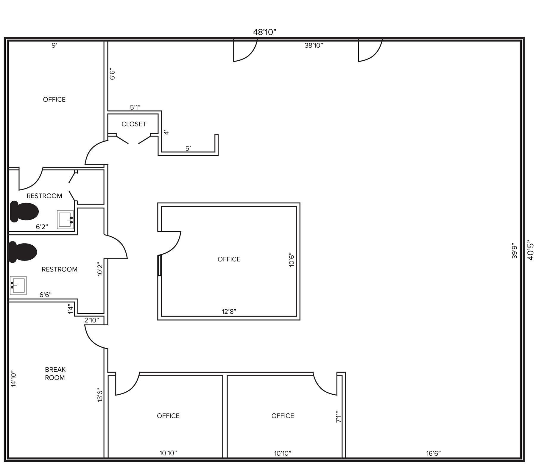 496 W Ann Arbor Trl, Plymouth, MI à louer Plan d’étage– Image 1 sur 1