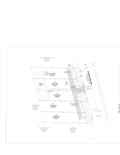 4501 Duraleigh Rd, Raleigh, NC à vendre - Plan cadastral – Image 1 sur 1