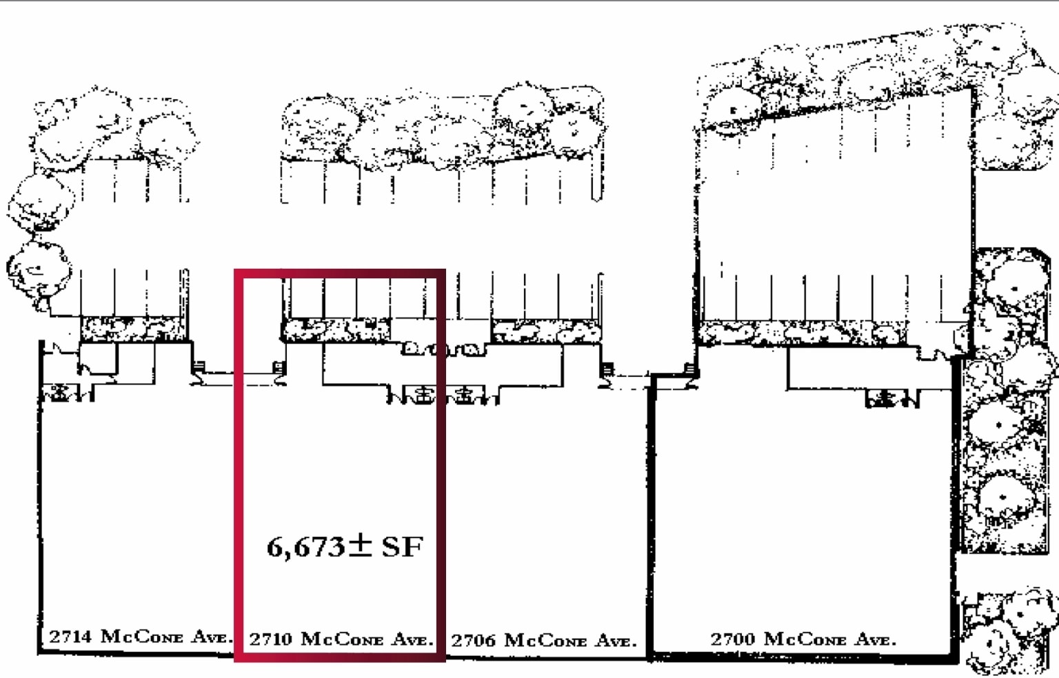 2700-2714 McCone Ave, Hayward, CA à louer Plan de site– Image 1 sur 2