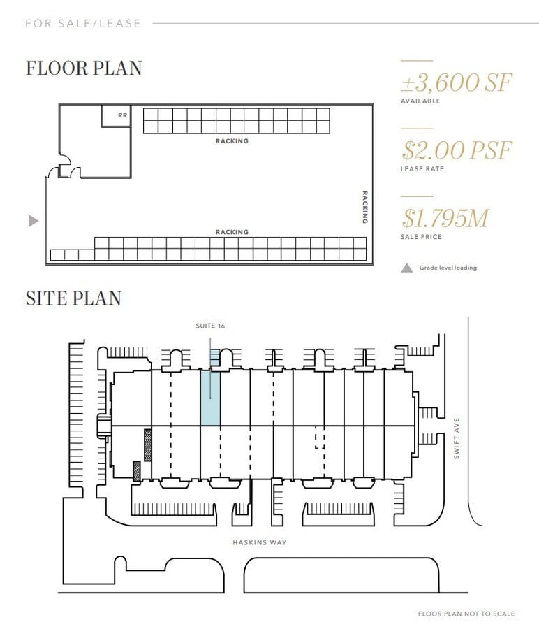 390 Swift Ave, South San Francisco, CA 94080 - Lot 16 -  - Plan d’étage - Image 1 of 1