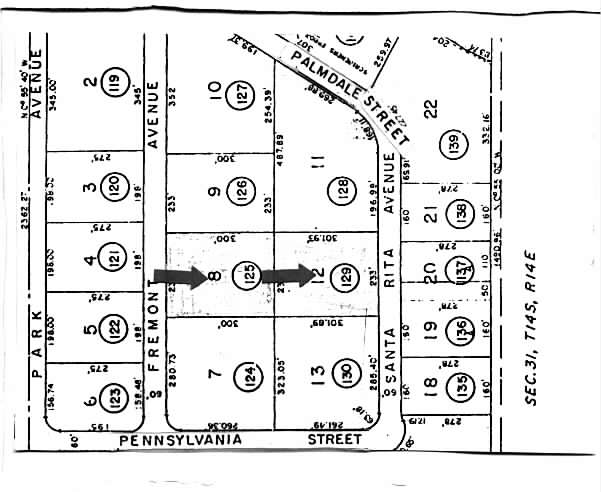 4310 S Santa Rita Ave, Tucson, AZ à vendre - Plan cadastral – Image 3 sur 5