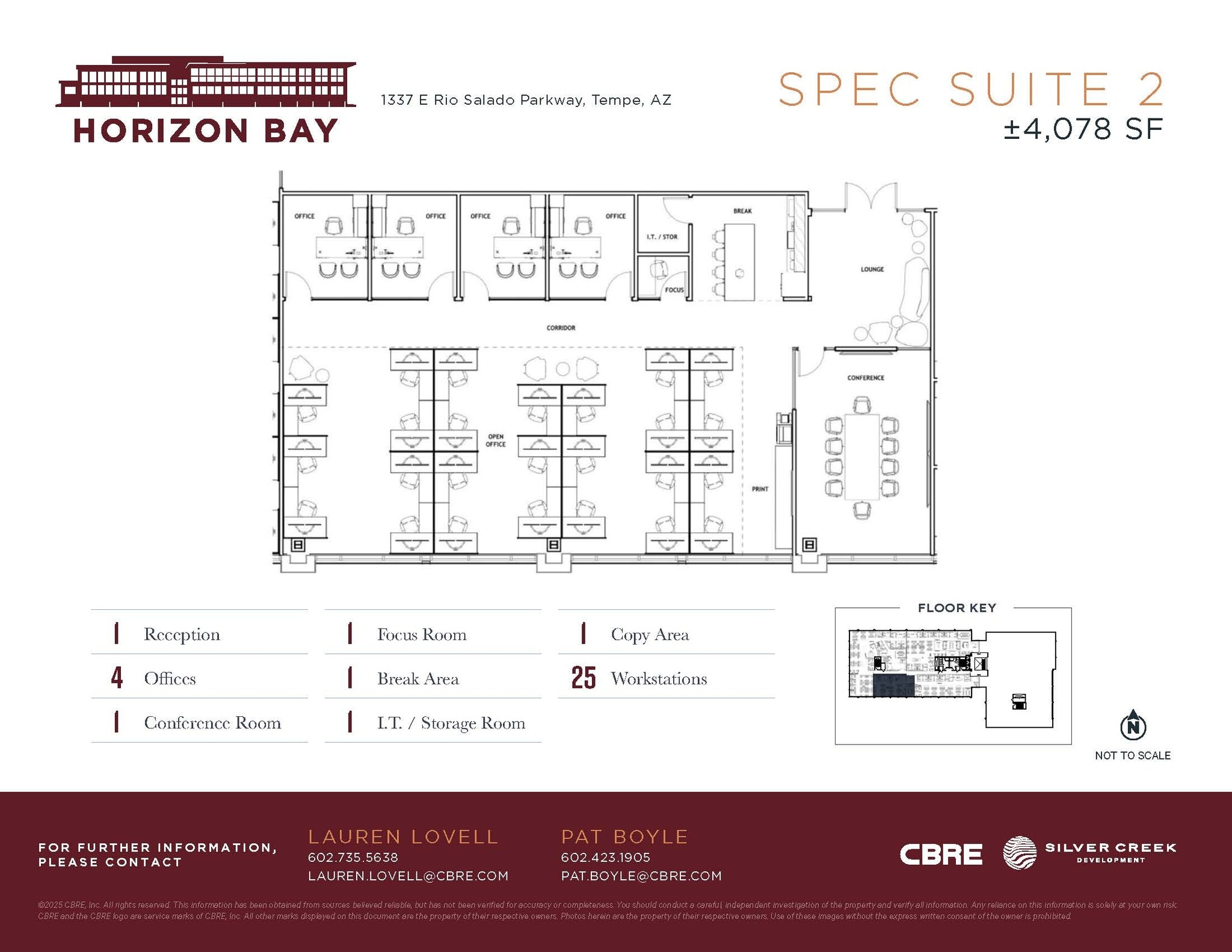 1337 E Rio Salado Parkway, Tempe, AZ à louer Plan d’étage– Image 1 sur 1