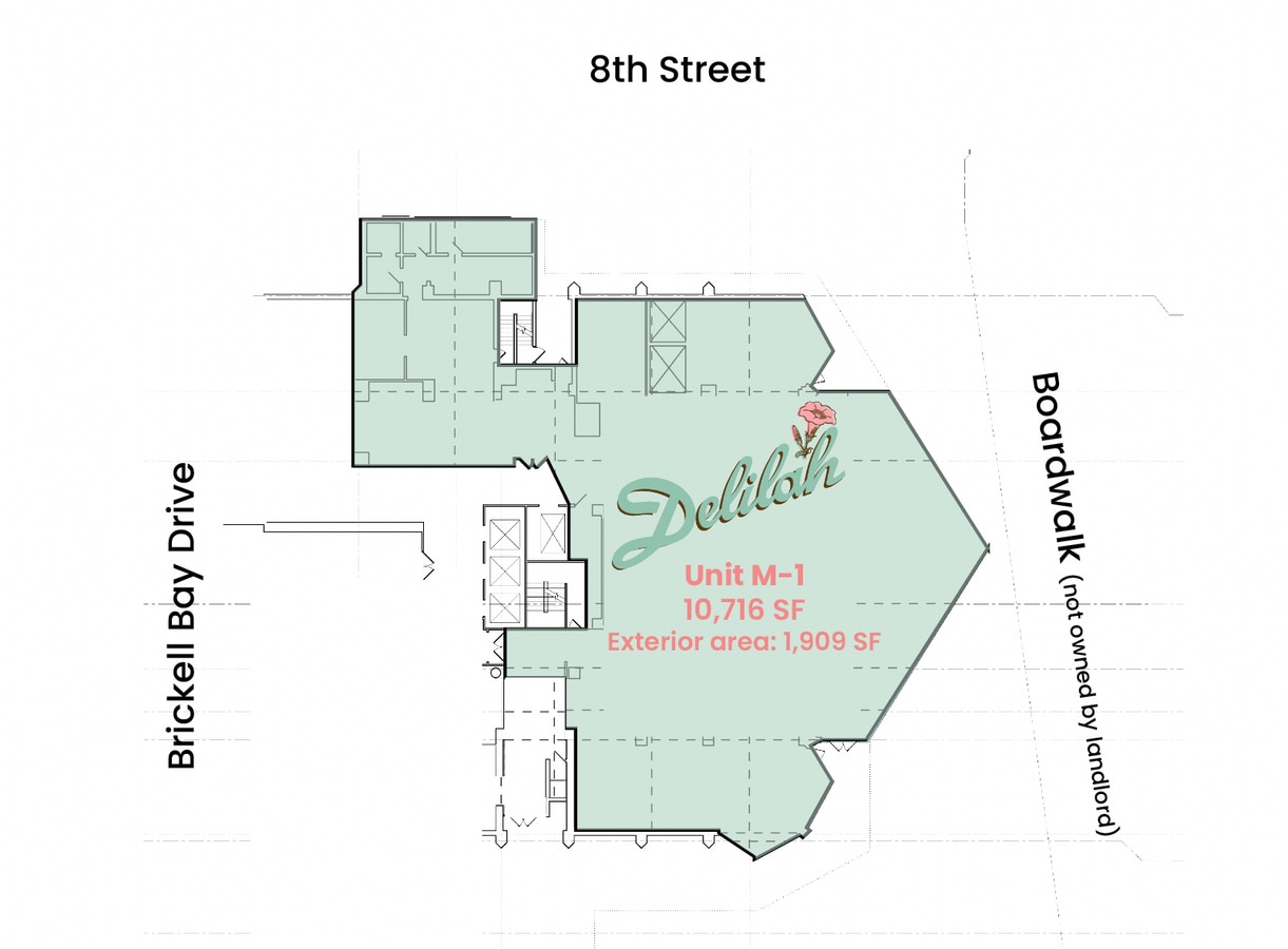 301 Brickell Bay Dr, Miami, FL 33131 - Lot Delilah -  - Plan d’étage - Image 1 of 4