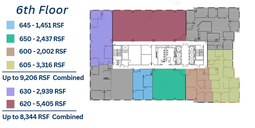 1 W Fourth St, Winston-Salem, NC à louer Plan d’étage– Image 1 sur 1