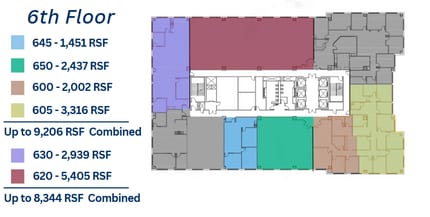 1 W Fourth St, Winston-Salem, NC à louer Plan d’étage– Image 1 sur 1