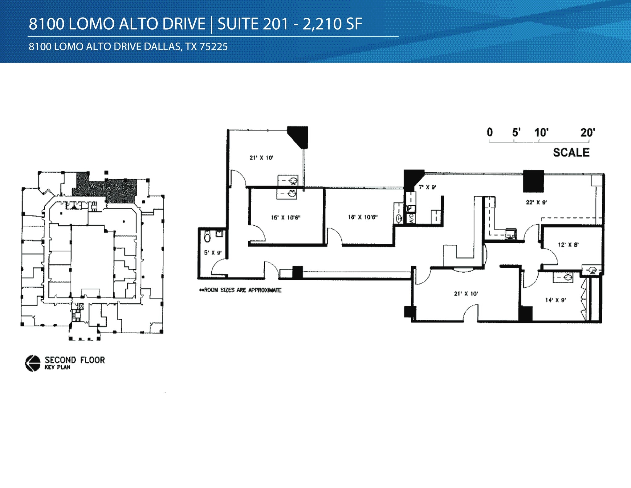 8100 Lomo Alto Dr, Dallas, TX à louer Plan de site– Image 1 sur 1