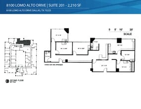 8100 Lomo Alto Dr, Dallas, TX à louer Plan de site– Image 1 sur 1
