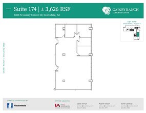 8800 N Gainey Center Dr, Scottsdale, AZ à louer Plan d’étage– Image 1 sur 1