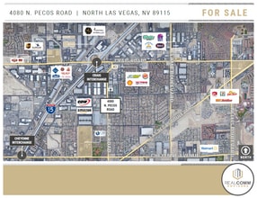 4080 N Pecos Rd, Las Vegas, NV - VUE AÉRIENNE vue de carte