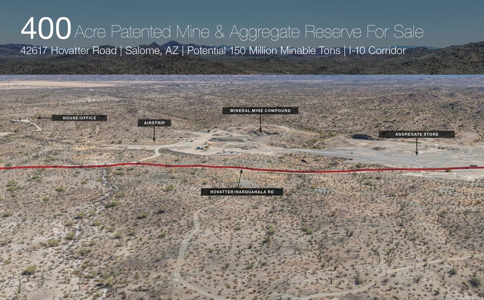42617 Hovatter Rd, Salome, AZ à vendre - Photo de l’immeuble – Image 1 sur 3