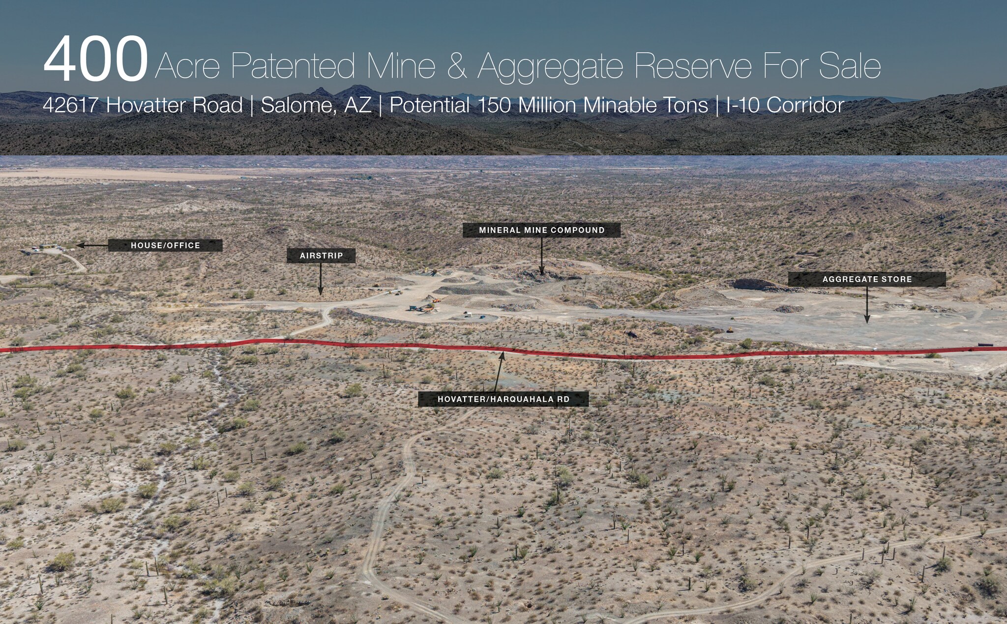 42617 Hovatter Rd, Salome, AZ à vendre Photo de l’immeuble– Image 1 sur 4