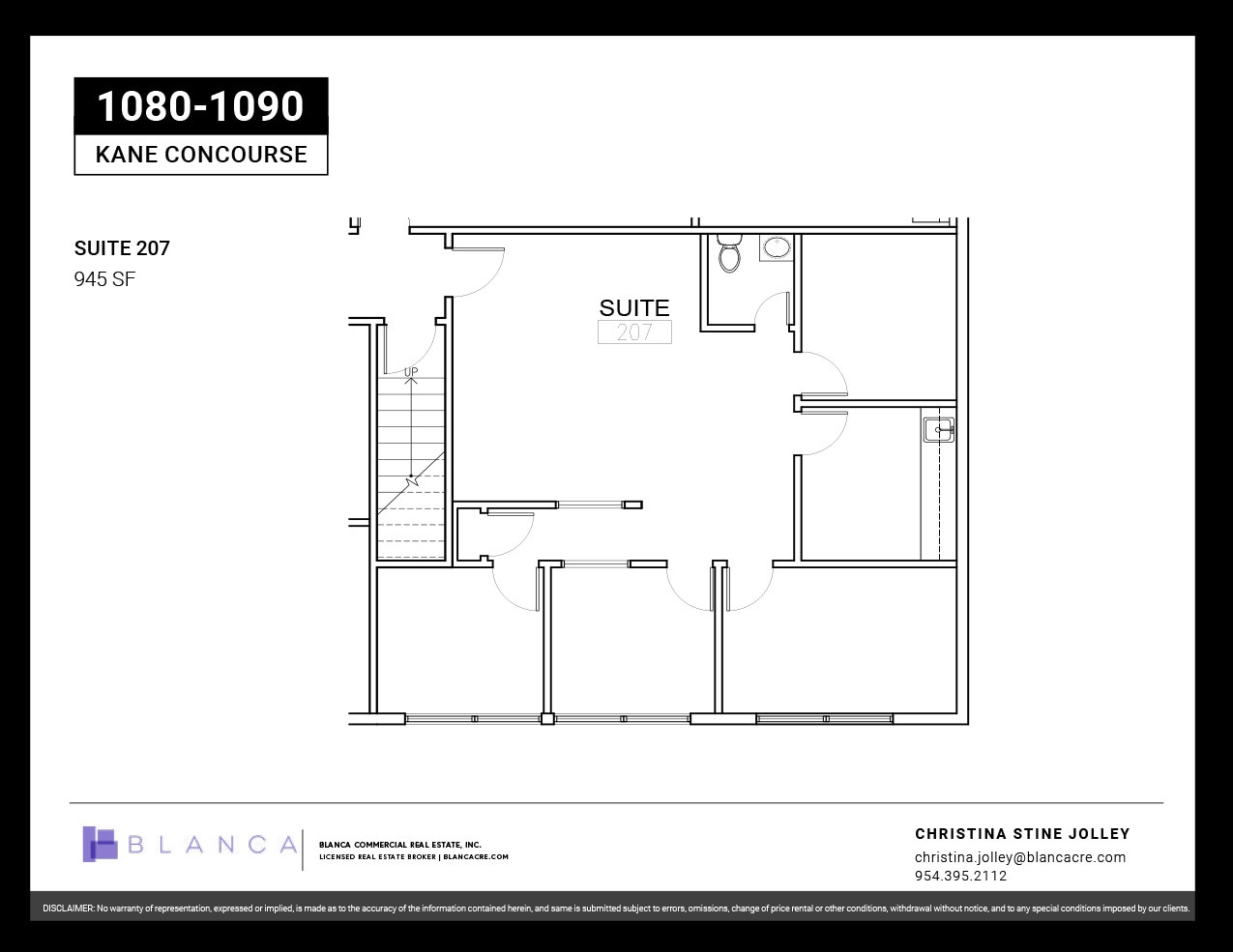 1080-1090 Kane Concourse, Bay Harbor Islands, FL à louer Plan d’étage– Image 1 sur 1