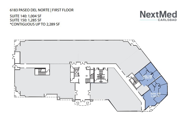 6183 Paseo del Norte, Carlsbad, CA à louer Plan d’étage– Image 1 sur 1