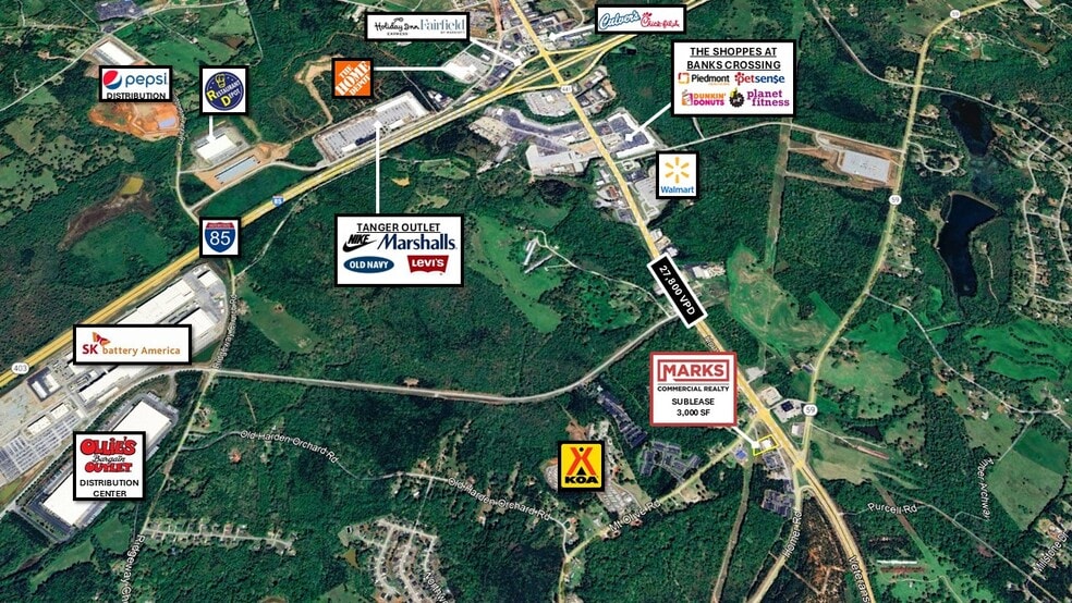 2151 Homer Rd, Commerce, GA à louer - Aérien – Image 3 sur 14