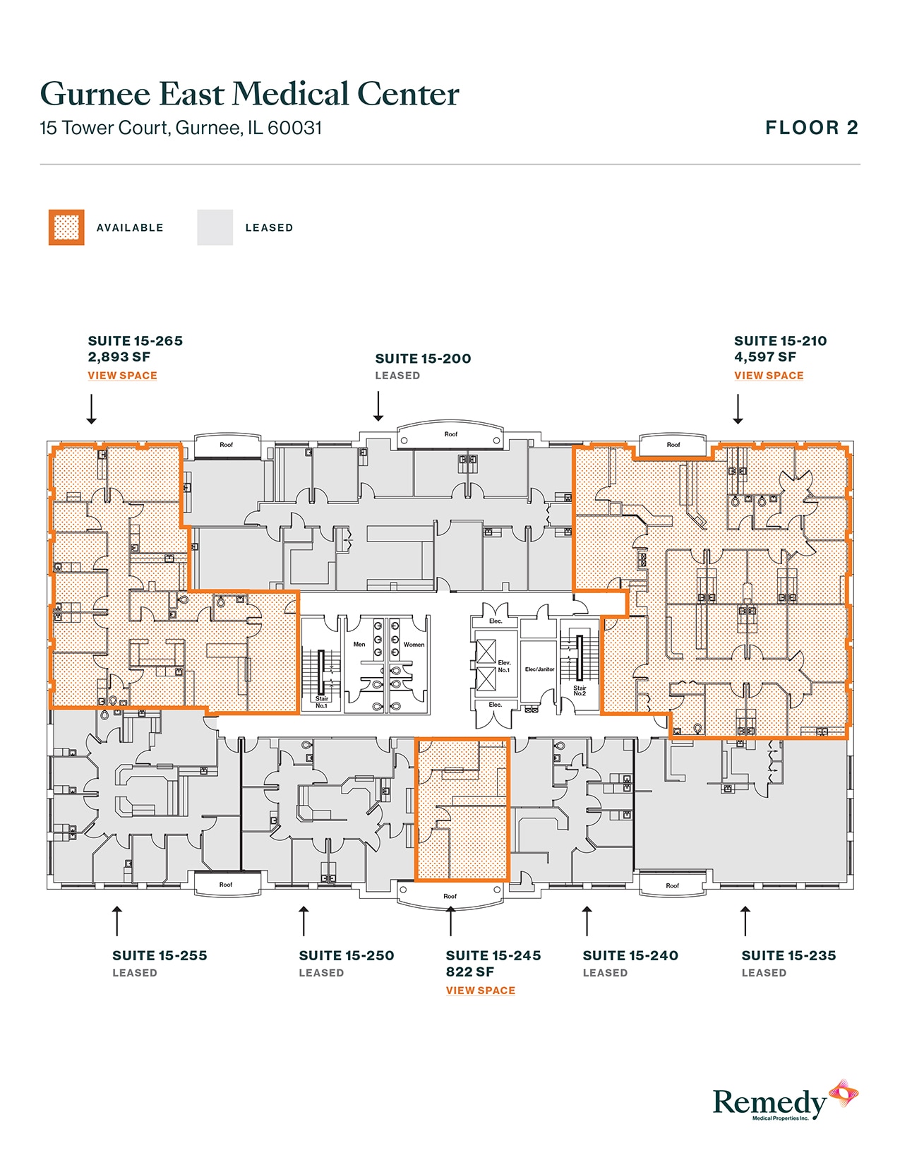 3 S Greenleaf Ave, Gurnee, IL à louer Plan d’étage– Image 1 sur 1