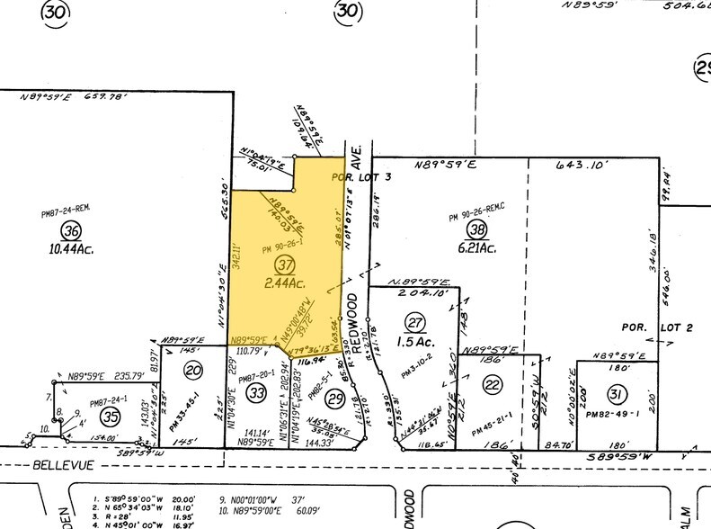 0 Redwood Avenue, Atwater, CA à vendre - Plan cadastral – Image 3 sur 27