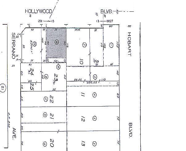 5324 Hollywood Blvd, Los Angeles, CA à louer - Plan cadastral – Image 2 sur 4