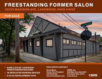 Plus de détails pour 13333 Madison Ave, Lakewood, OH - Local commercial à vendre
