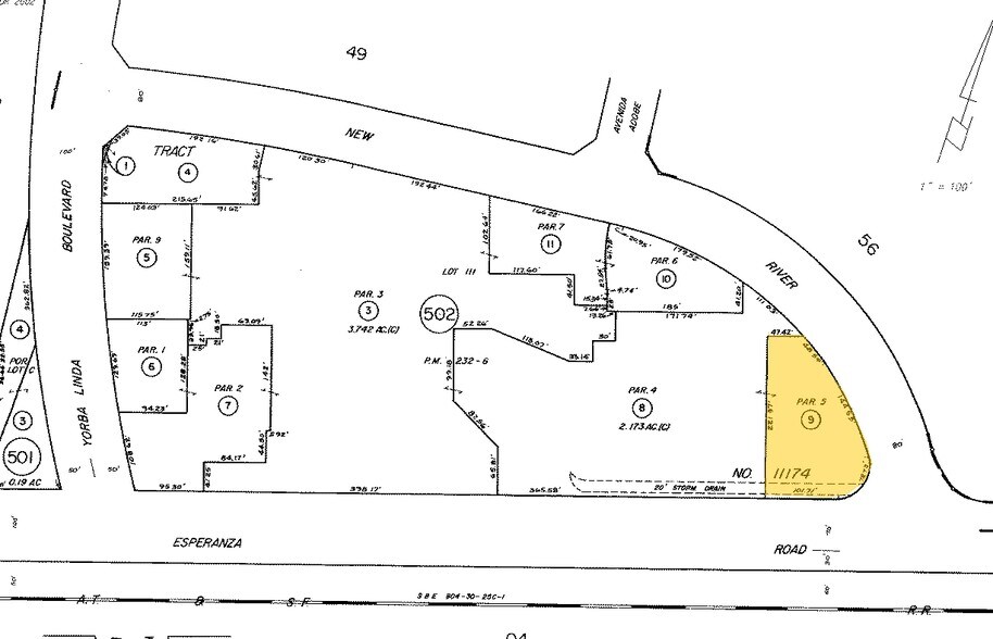 21580 Yorba Linda Blvd, Yorba Linda, CA à louer - Plan cadastral – Image 2 sur 10