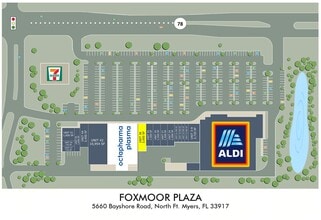 5660 Bayshore Rd, North Fort Myers, FL à louer Plan de site– Image 1 sur 1