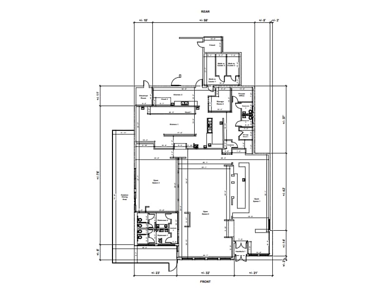 2240 N Canton Center Rd, Canton, MI à louer Plan d’étage– Image 1 sur 1