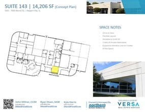 1551-1555 Bond St, Naperville, IL à louer Plan d’étage– Image 2 sur 2
