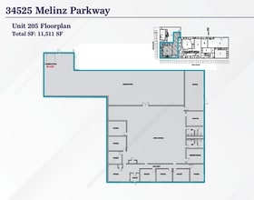 34525 Melinz Pky, Eastlake, OH à louer Plan d’étage– Image 2 sur 3