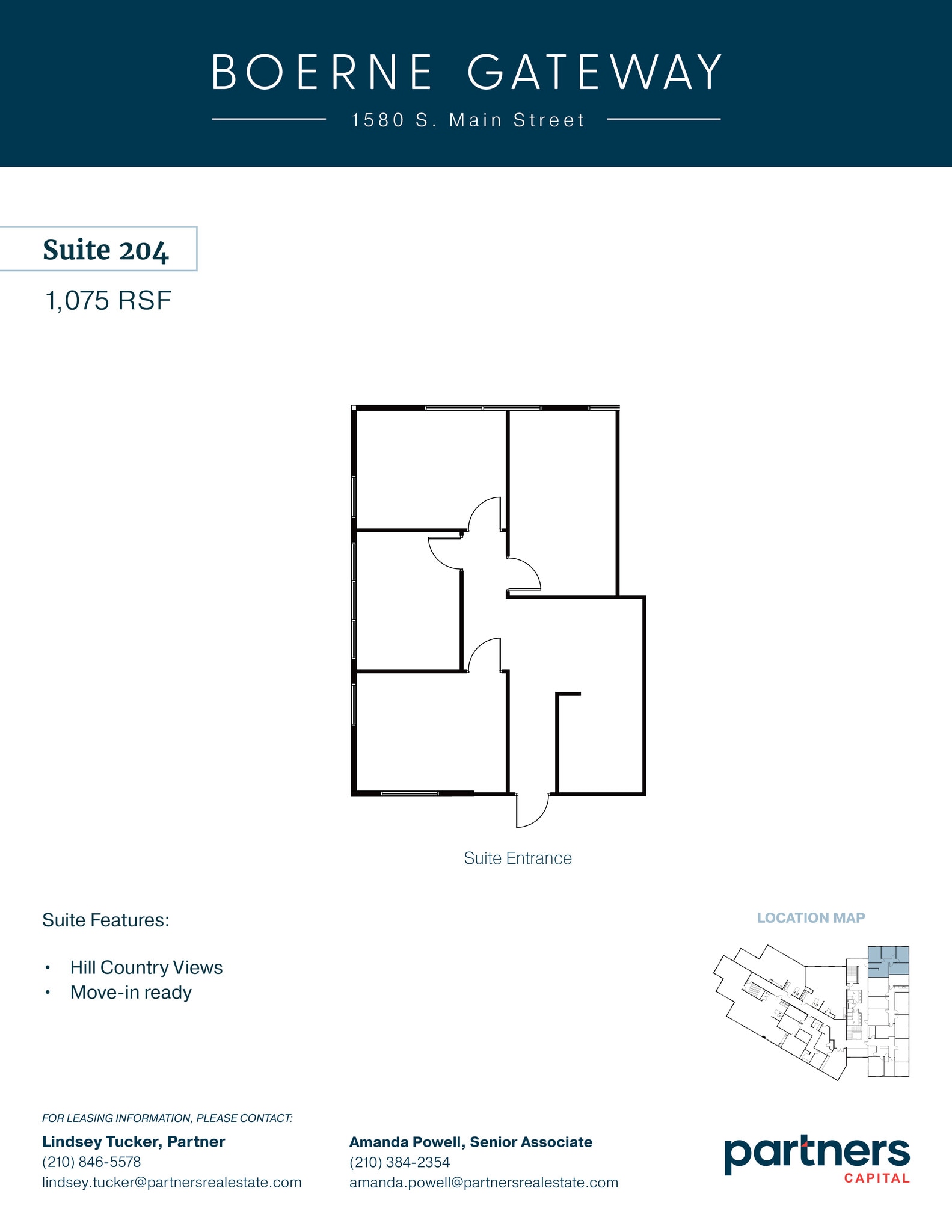 1580 S Main St, Boerne, TX à vendre Plan d’étage– Image 1 sur 1