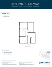 1580 S Main St, Boerne, TX à vendre Plan d’étage– Image 1 sur 1
