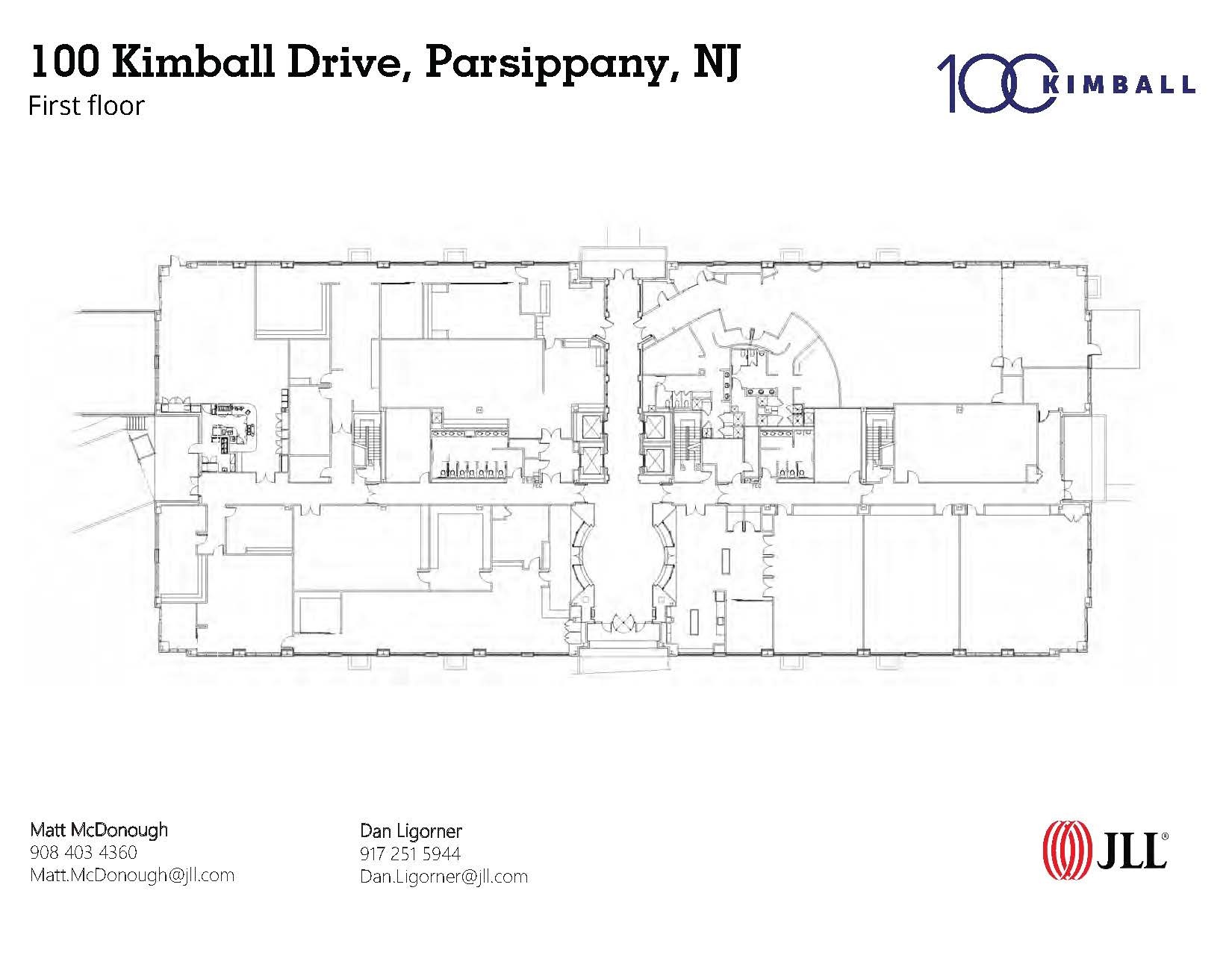 100 Kimball Dr, Parsippany, NJ à louer Plan d’étage– Image 1 sur 1