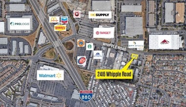 2416 Whipple Rd, Hayward, CA - VUE AÉRIENNE  vue de carte