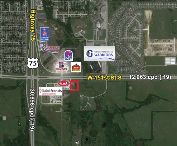 W 151st St S, Glenpool, OK à vendre Photo principale– Image 1 sur 3