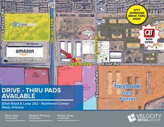Plus de détails pour 9014 Elliot Road, Mesa, AZ - Terrain à louer